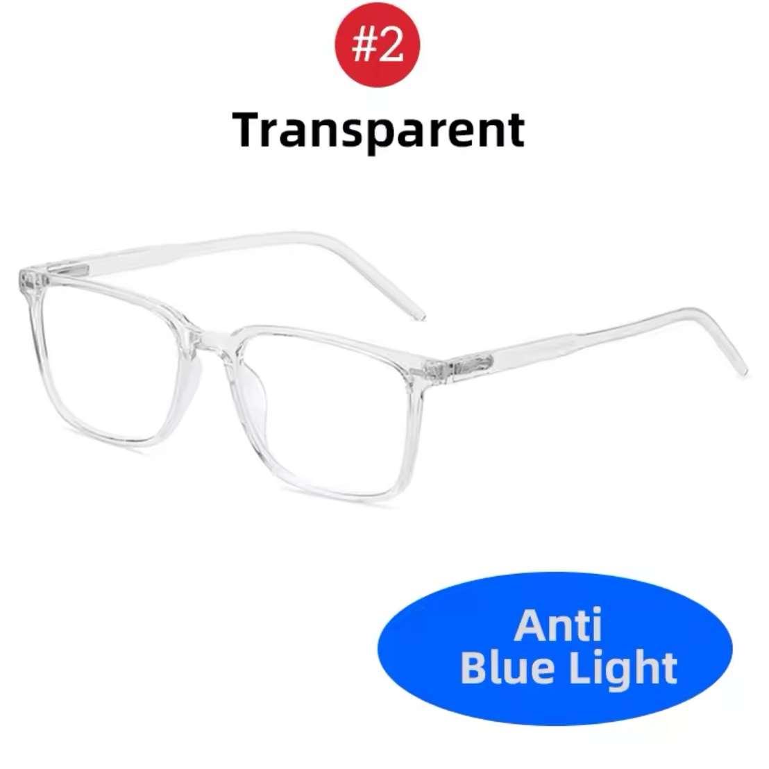 Square Anti Luce Blu